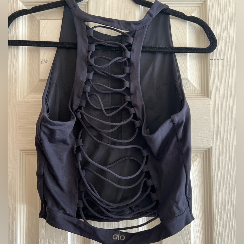 Alo Yoga Movement Lace Up Top